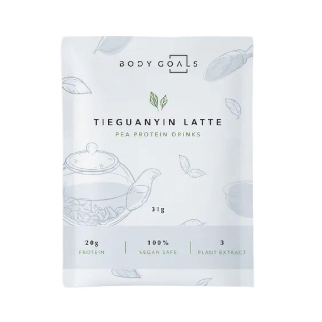 Body Goals Multi-effect Pea Protein Drinks Tieguanyin Latte Flavor - 31g - ding-go