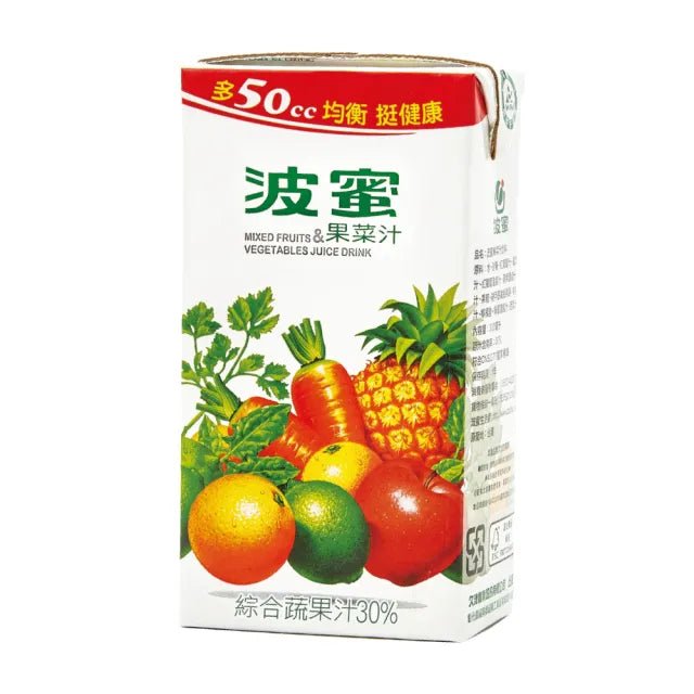 Bomy Mixed Fruits & Vegetables Juice Drink - 300ml x 6 Pack - ding-go