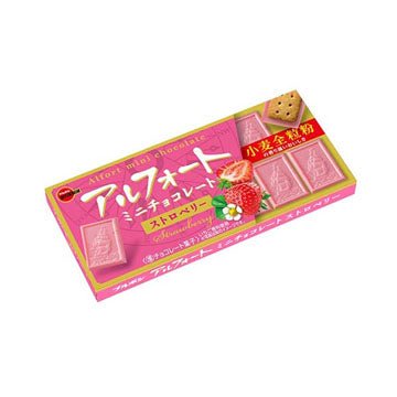 Bourbon Alfort Mini Chocolate Strawberry - 55g - ding-go
