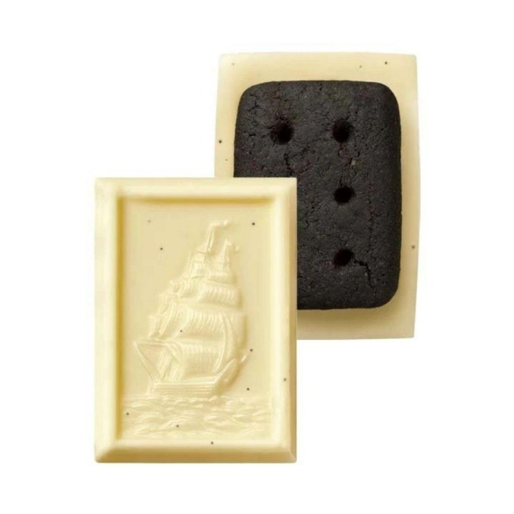 Bourbon Alfort Mini Chocolate Vanilla White - 55g - ding - go