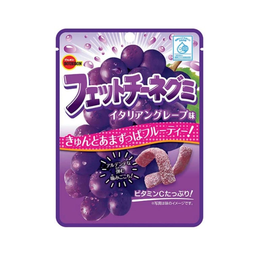 Bourbon Fettuccine Gummy - Italian Grape Flavor - 50g - ding-go
