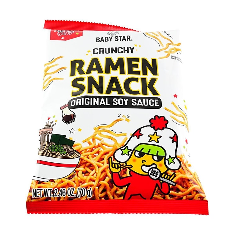 Baby Star Tiny Original Soy Ramen Snack – 70g