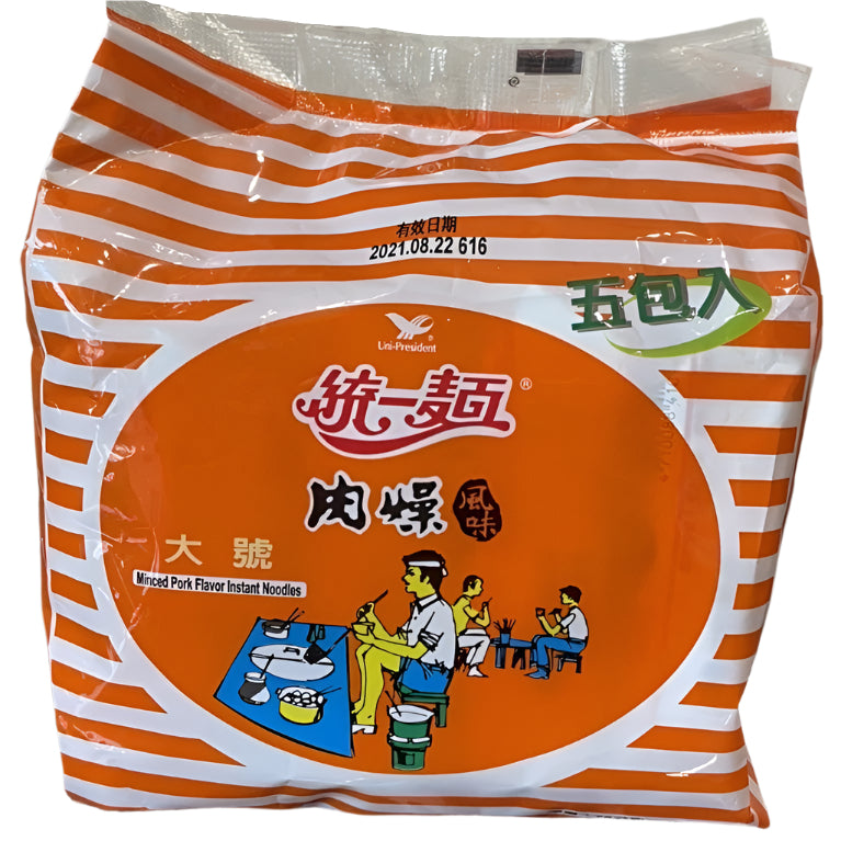 統一肉燥風味麵 大號 - 75g x 5 