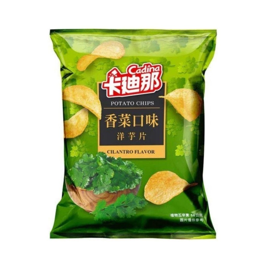 Cadina Cilantro Flavor Potato Chips - 58g - ding-go