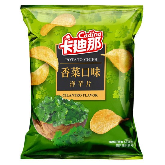 Cadina Cilantro Flavor Potato Chips - 58g - ding-go
