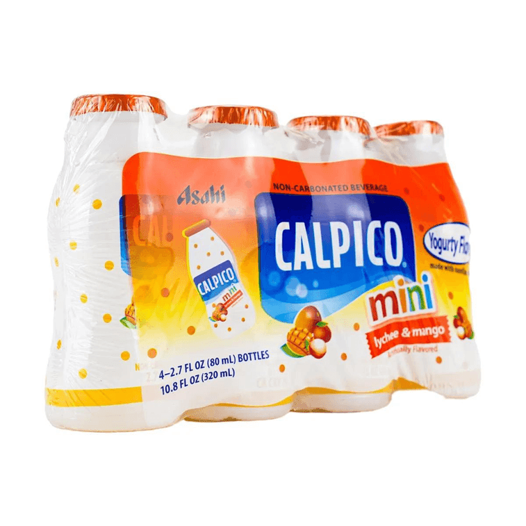 CALPICO Mango & Lychee Mini Bottles – 100ml x 4 Pack - ding - go