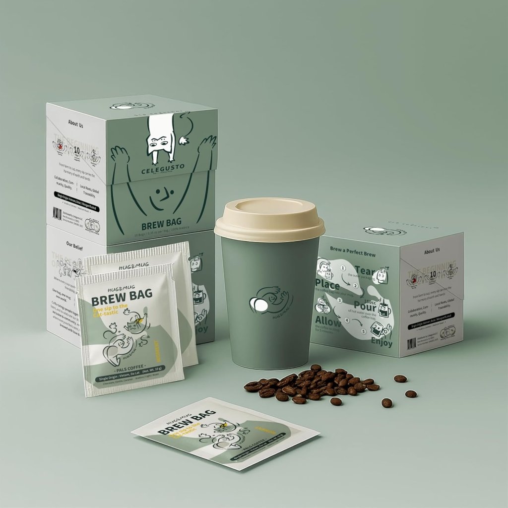 Celegusto Specialty Brew Coffee Bags - 10g x 10 Pack - ding - go