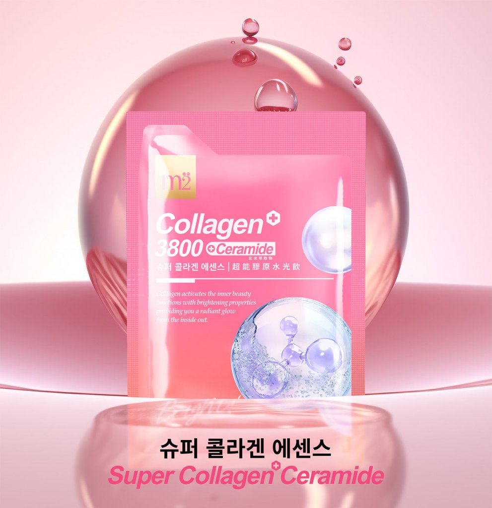 m2 Super Collagen 3800+ Ceramide Drink (8 pcs/box)