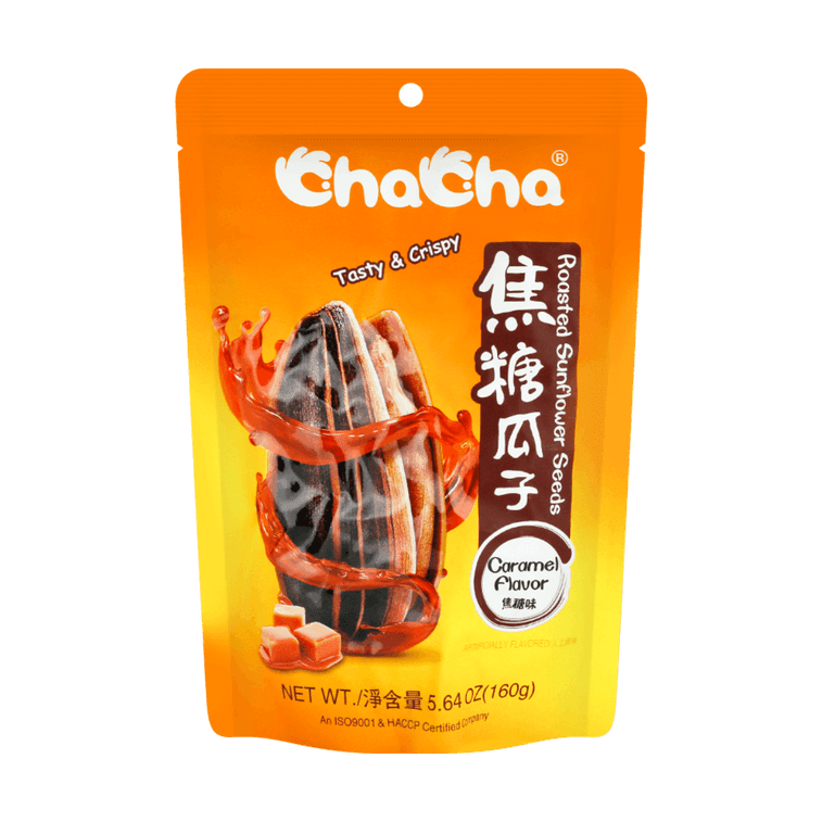 Chacha Caramel Flavor Roasted Sunflower Seeds - 160g - ding-go