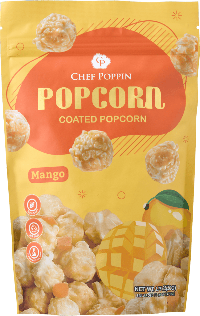 Chef Poppin Mango Gourmet Coated Popcorn - 50g - ding-go