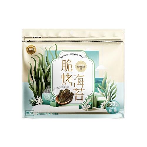 Chun Pin Crispy Roasted Seaweed Salt & Pepper Flavor 30g