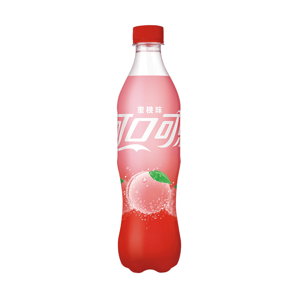 Coca-Cola Honey Peach Flavored Cola - 500ml - ding-go
