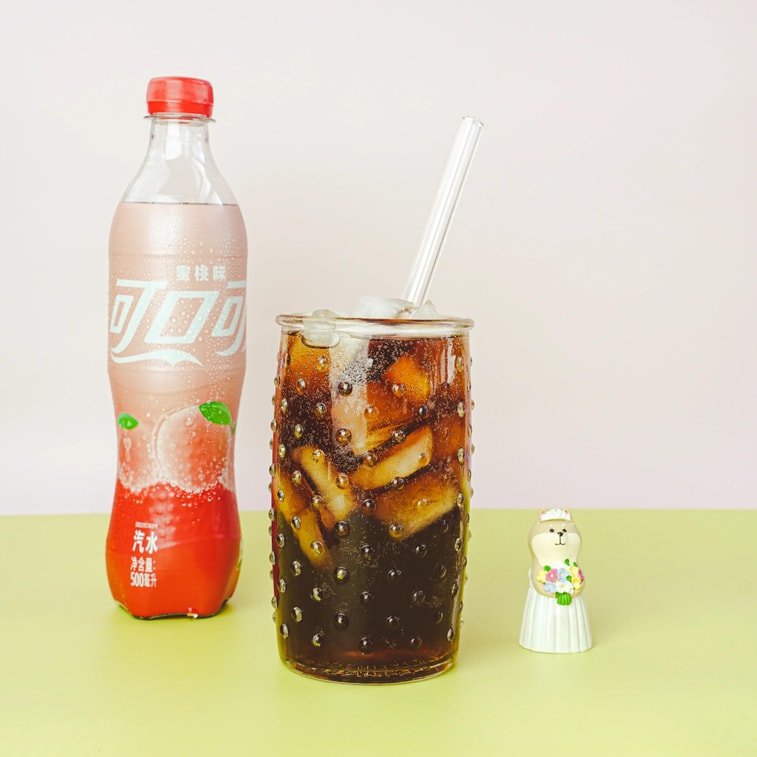 Coca-Cola Honey Peach Flavored Cola - 500ml - ding-go