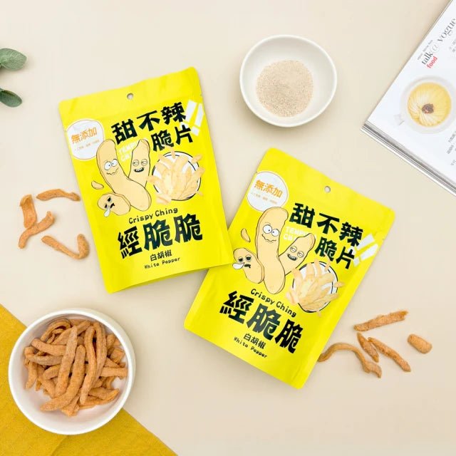 Crispy Ching Fish Chips White Pepper Flavor - 45g - ding - go