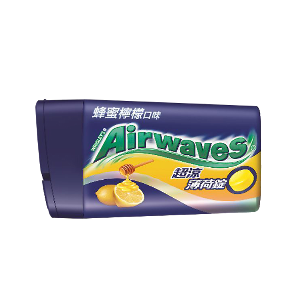 Airwaves超涼薄荷錠 蜂蜜檸檬口味 - 24.3g 