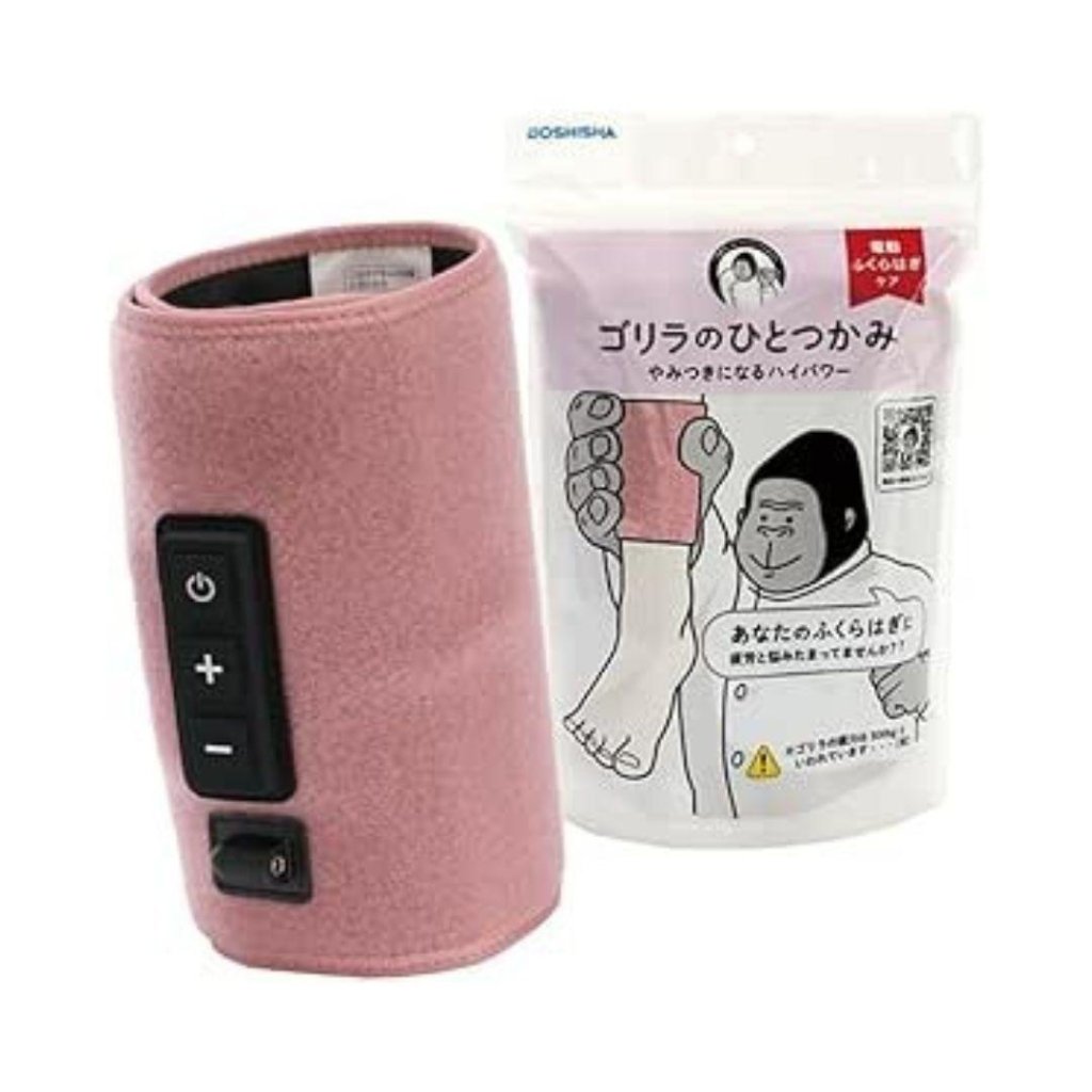 DOSHISHA Gorilla's Grasp Calf Care Massager, Pink - ding - go