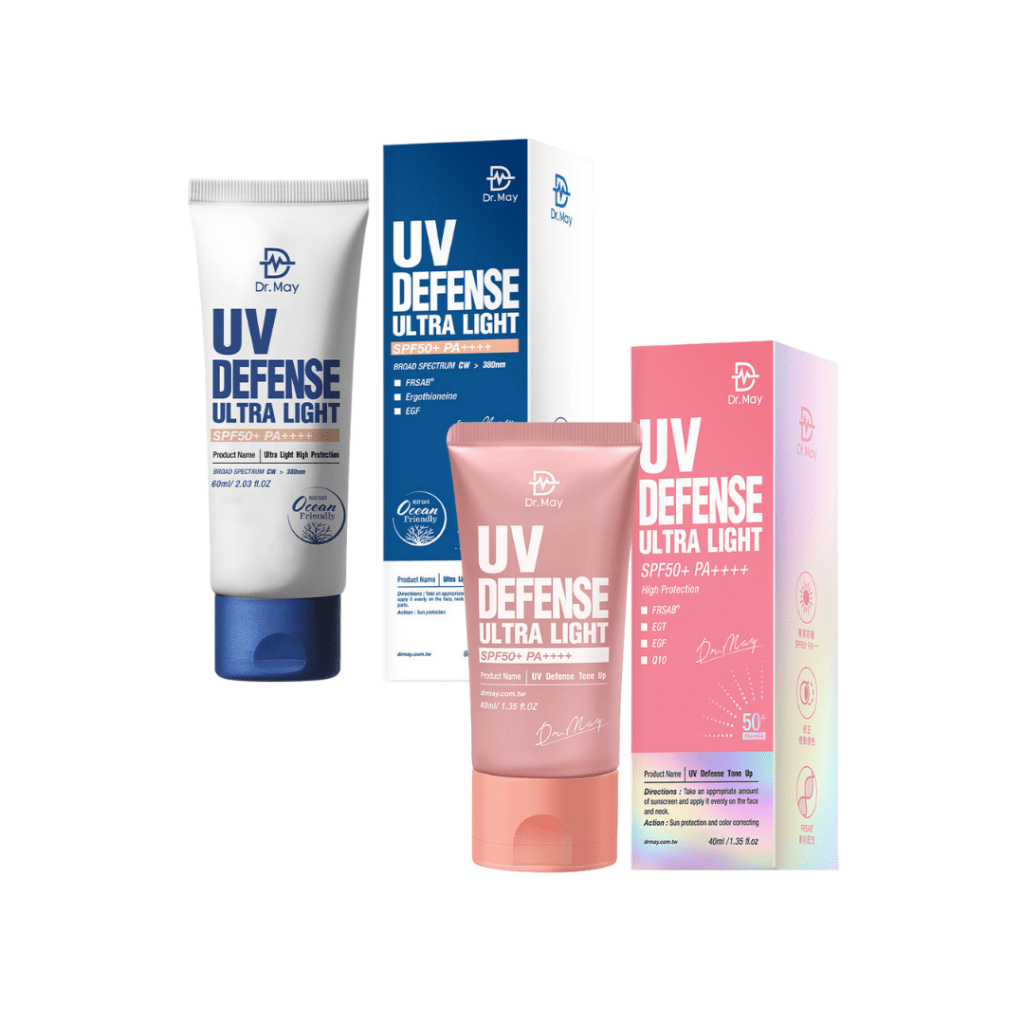 【SPF Protect Super Combo】Dr. May Tinted + Ultra Light Sunscreen - 40ml + 60ml