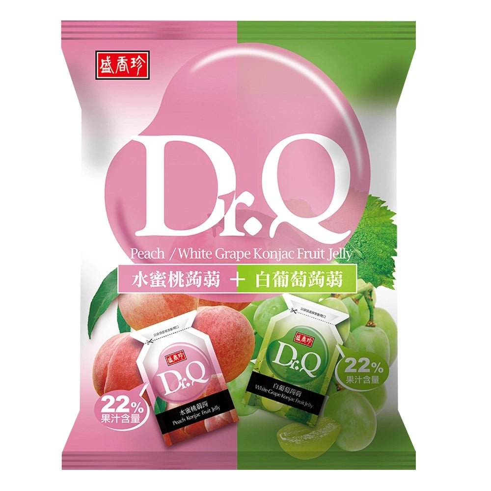 Dr.Q Konjac Fruit Jelly Peach & White Grape Flavor - 420g - ding - go