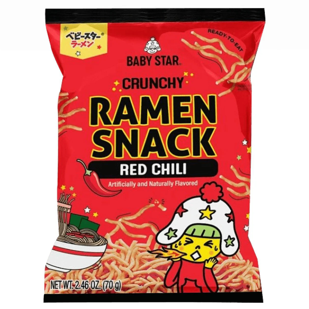 Baby Star Tiny Red Chili Ramen Snack – 70g