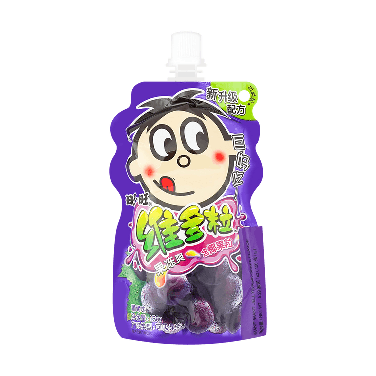Want-Want Jelly Drink Grape Flavor - 150g