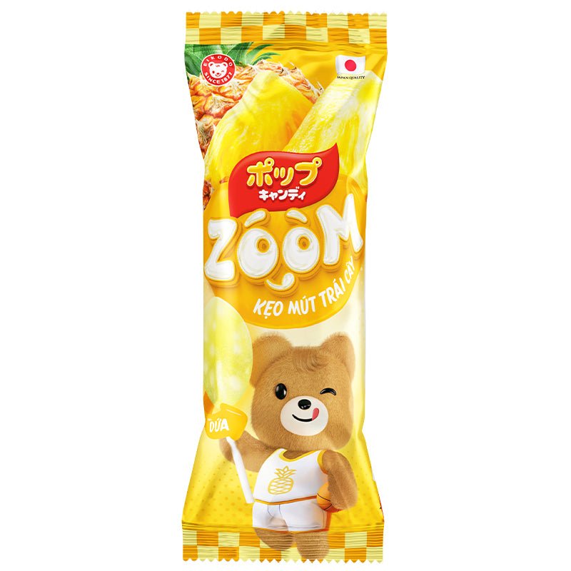 Eikodo Zoom Lollipop Peach Pineapple & Kiwi Flavors - 8g x 9 Pack - ding - go