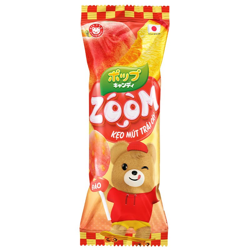 Eikodo Zoom Lollipop Peach Pineapple & Kiwi Flavors 8g x 9 Pack, additional package view 3