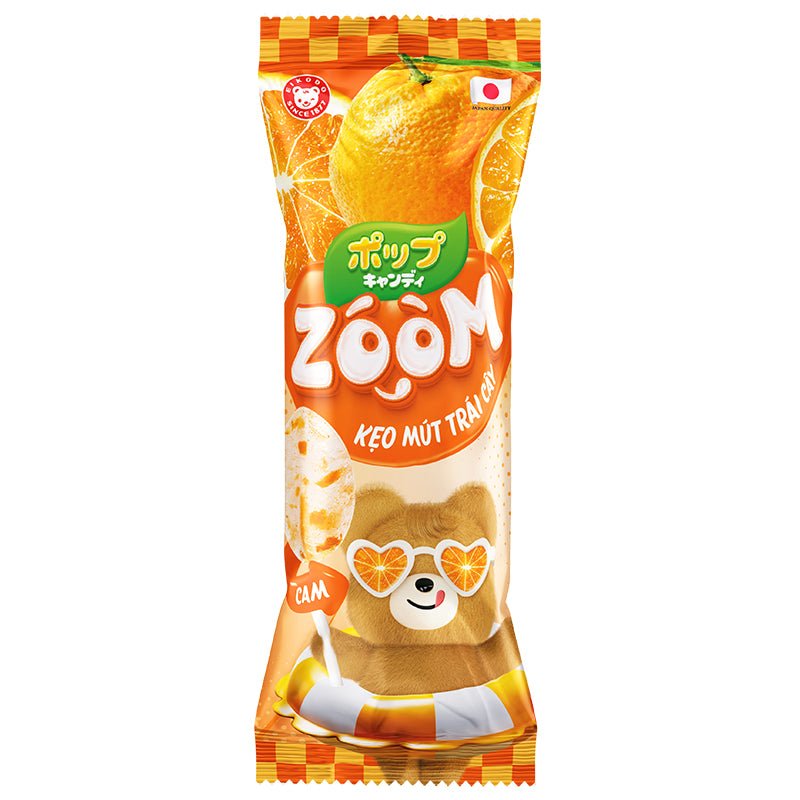 Eikodo Zoom Lollipops Orange, Mango & Strawberry Flavors 8g x 9 Pack, additional package view 4