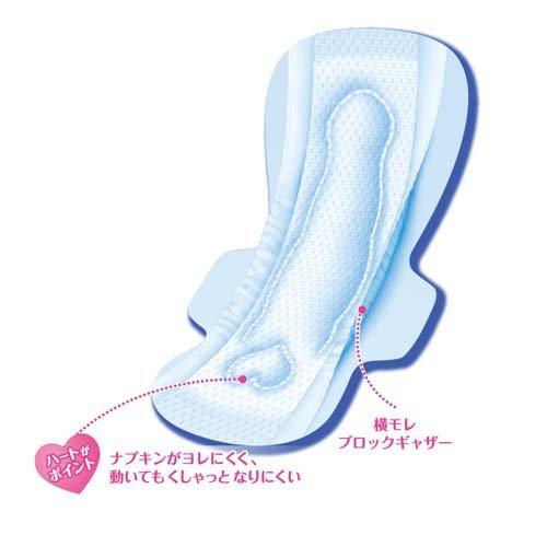 Elis Shin Suhadaka Heavy Overnight Sanitary Napkin With Wings 9pcs, additional package view 4