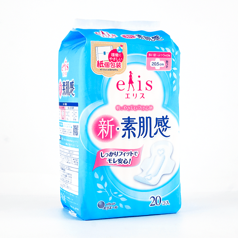 Elis Shin Suhadaka Regular To Heavy Flow Sanitary Napkin With Wings 20pcs - ding - go