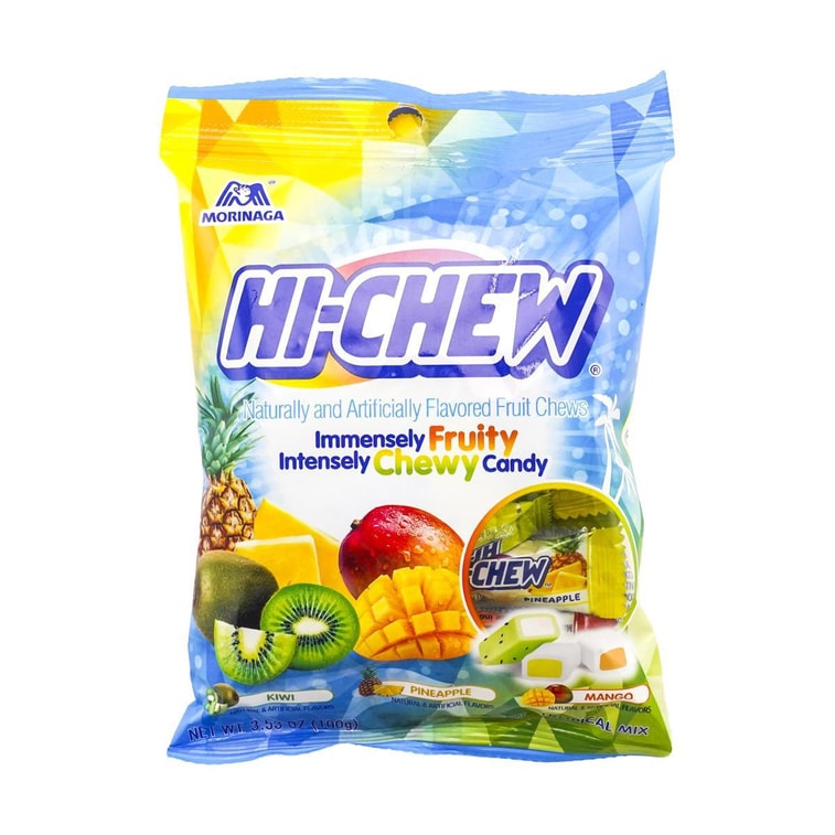 Morinaga Hi-Chew Tropical Mix Candy Bag – 100g