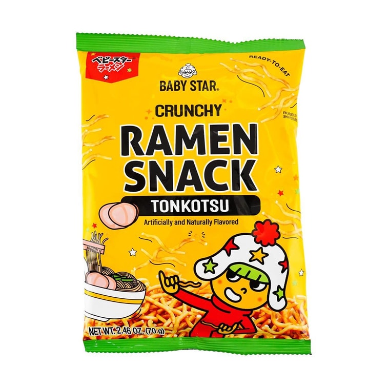 Baby Star Tiny Tonkotsu Ramen Snack – 70g