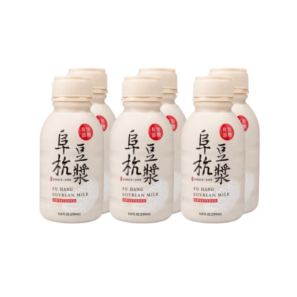 Fu Hang Sweetened Soy Milk - 290ml x 6 Pack - ding-go