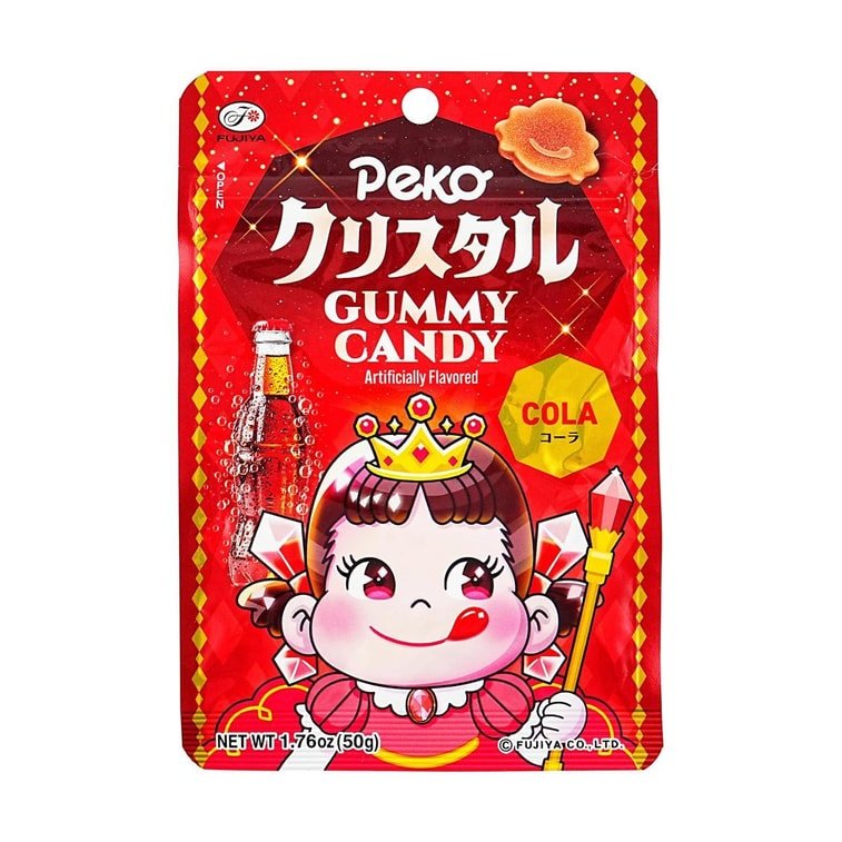 Fujiya Peko Chan Crystal Cola Gummy Candy - 50g - ding - go