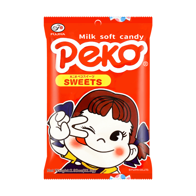 Fujiya Peko Sweets Milk Soft Candy - 82.8g - ding - go