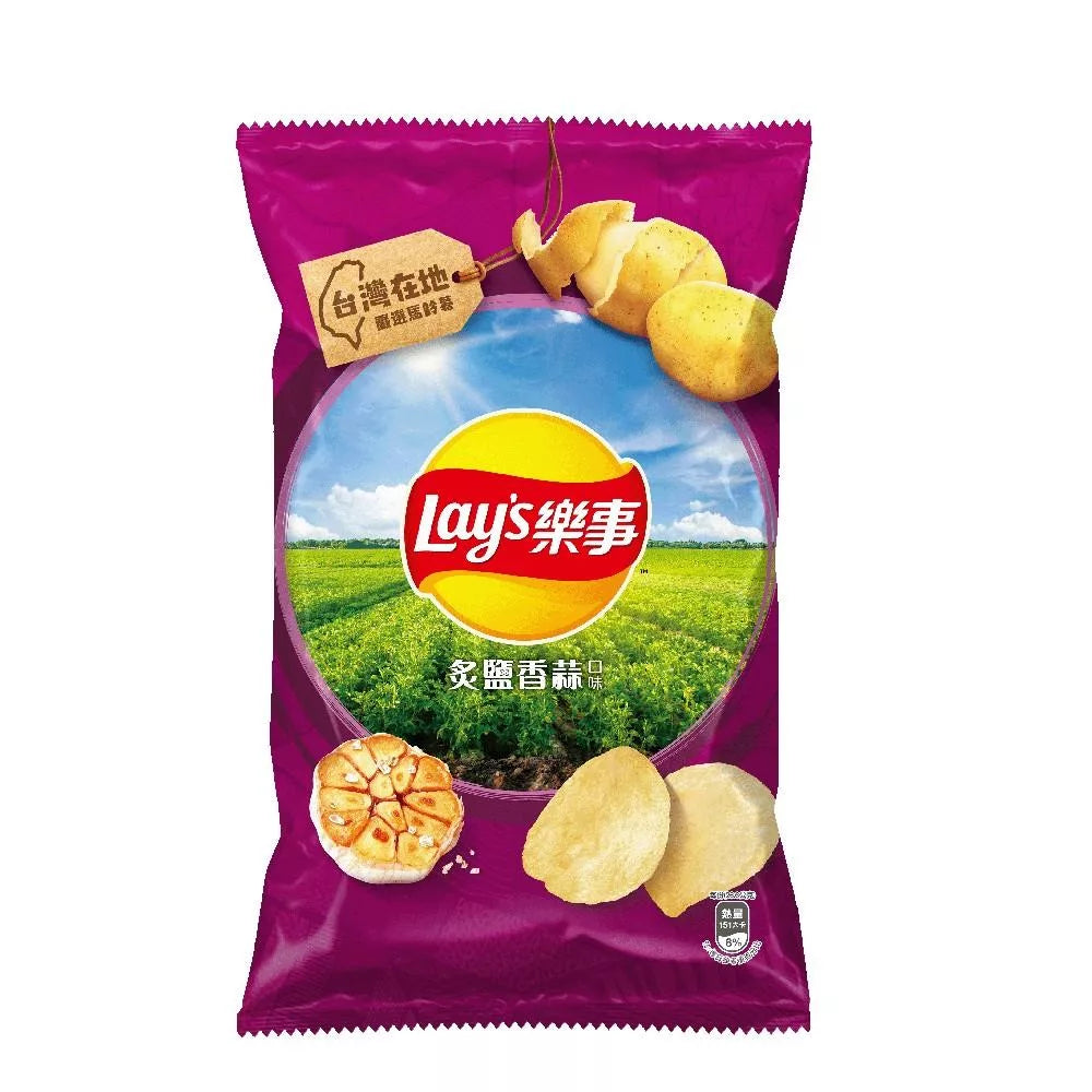 樂事 洋芋片 炙燒香蒜 - 80g 