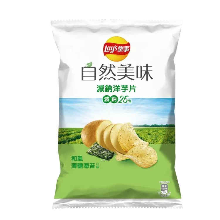 樂事 自然美味 和風薄鹽海苔口味洋芋片 - 70g