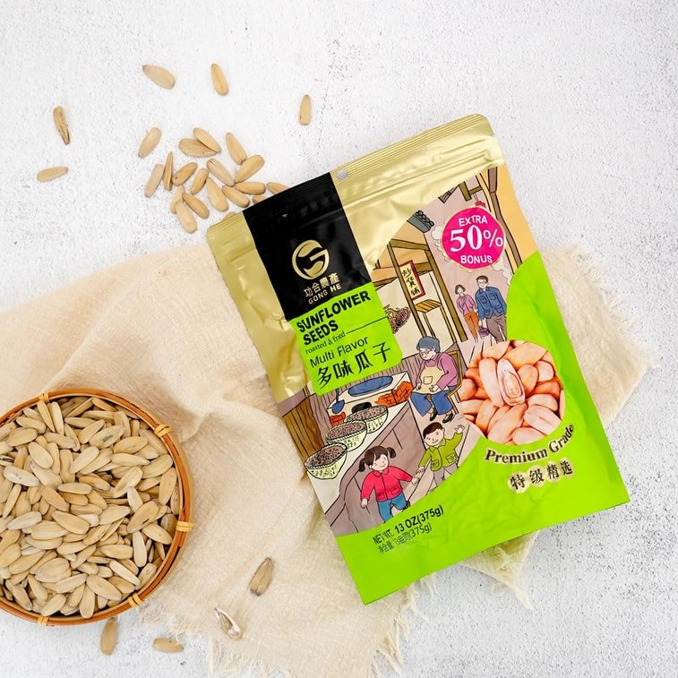GHNC Sunflower Seeds Mixed Flavor - 375g - ding - go