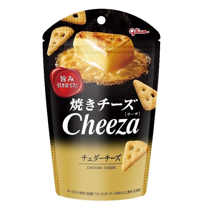 Glico Cheeza Cheddar Cheese Crackers - 36g - ding - go