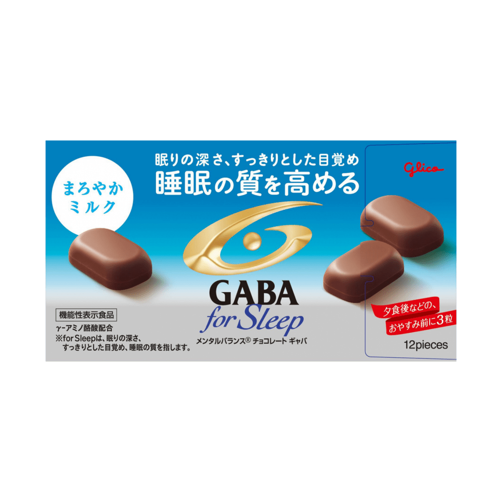 Glico Mental Balance Chocolate GABA Force Sleep, Mild Milk 50g, additional package view 3
