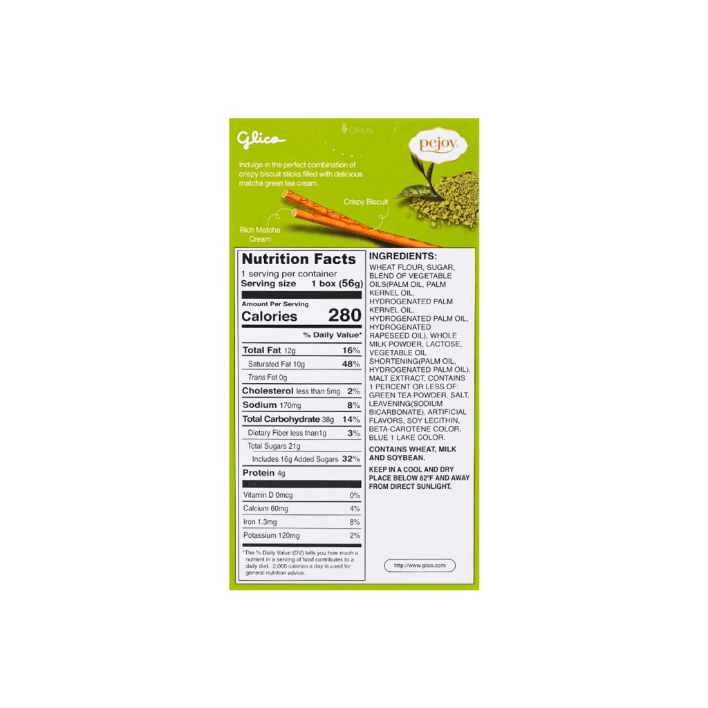 Glico Pejoy Matcha Biscuit Sticks - 56g - ding - go