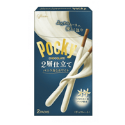Glico Pocky 2 - Layer White Chocolate Vanilla Flavored - 26.1g x 2 pack - ding - go
