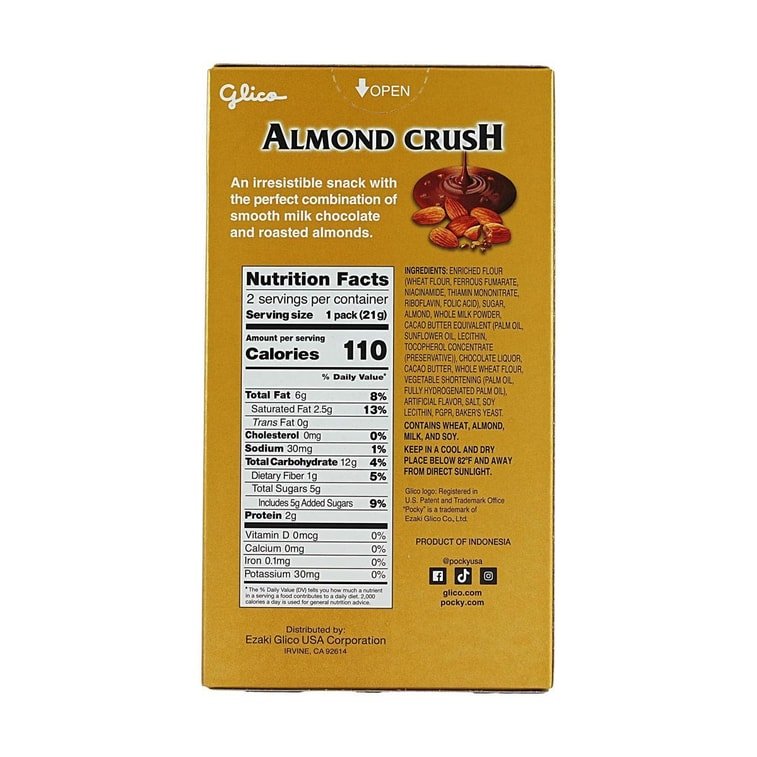 Glico Pocky Almond Crush Chocolate Biscuit Sticks – 41g - ding - go