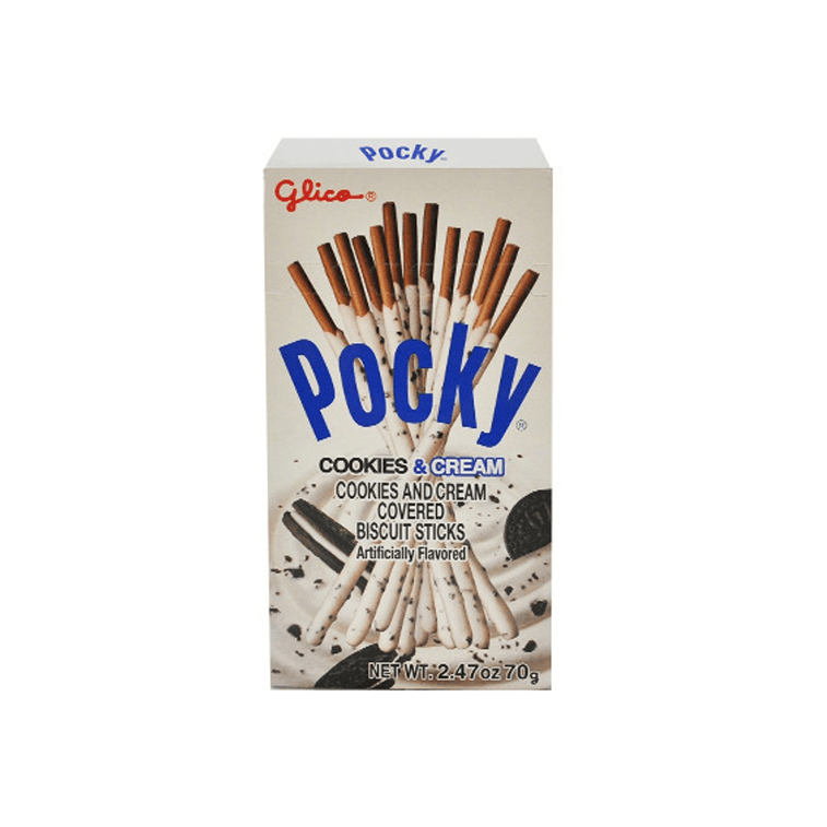 Glico Pocky Cookies & Cream Sticks - 70g - ding - go