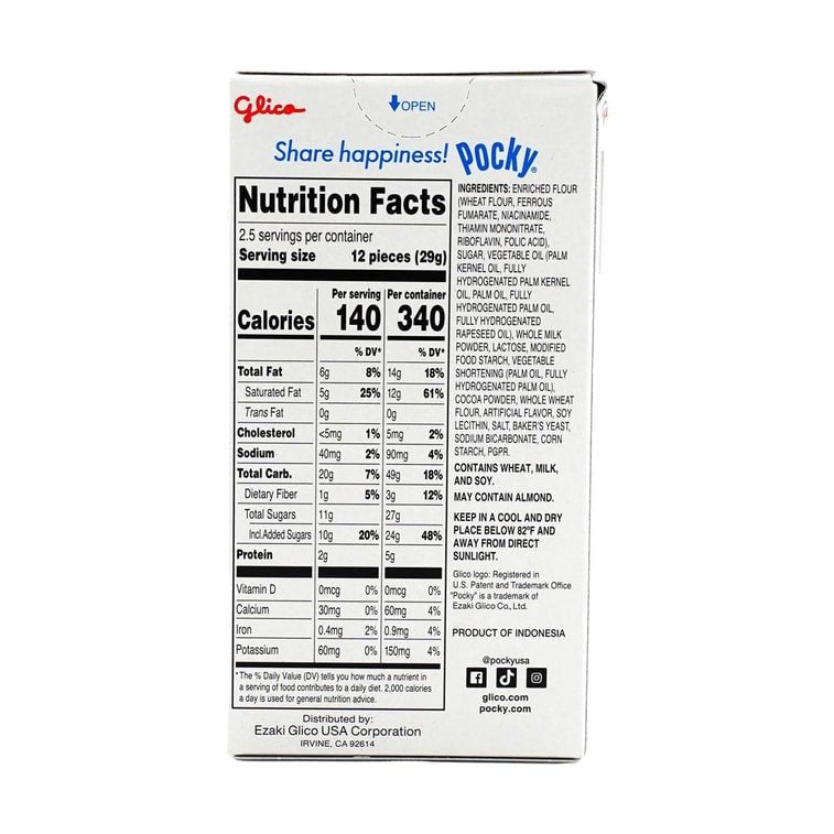 Glico Pocky Cookies & Cream Sticks - 70g - ding - go