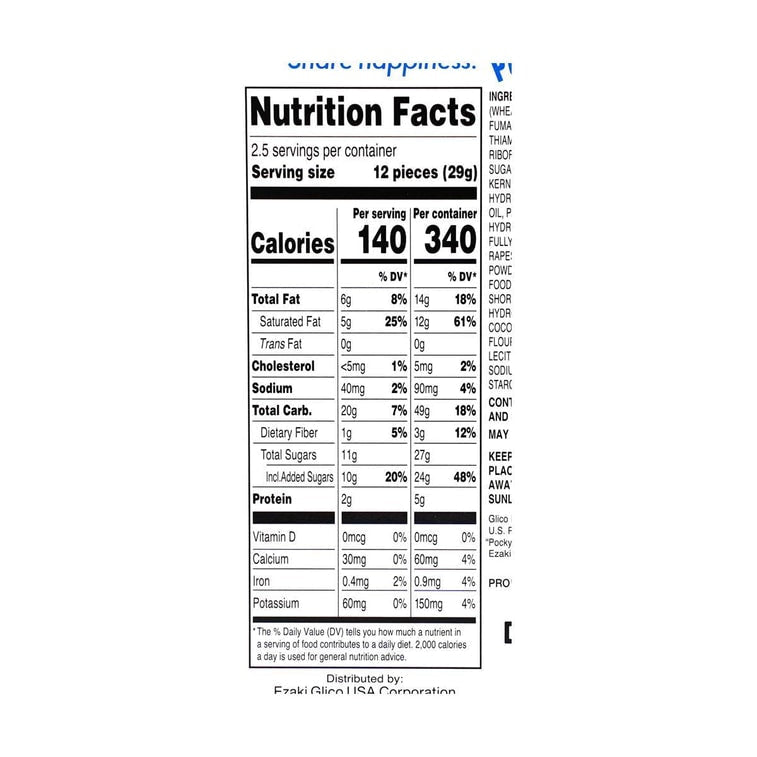 Glico Pocky Cookies & Cream Sticks - 70g - ding - go