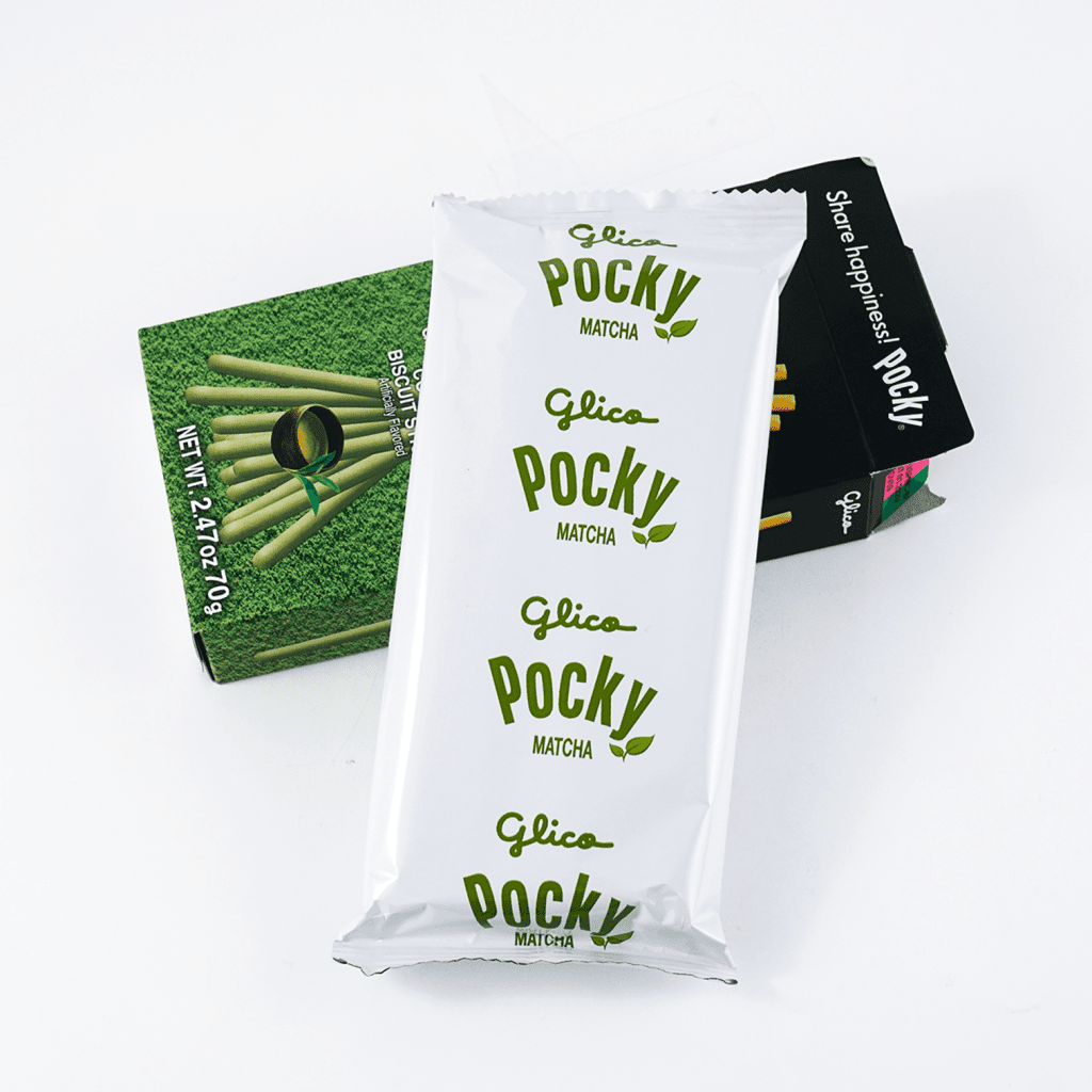 Glico Pocky Green Tea Biscuit Sticks - 70 g - ding - go