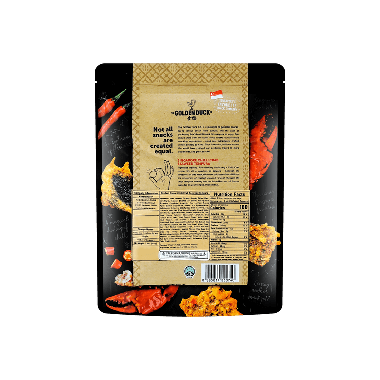 Golden Duck Chili Crab Seaweed Tempura - 102g - ding - go