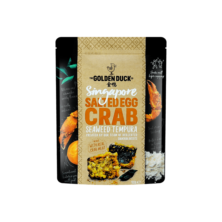 Golden Duck Salted Crab Seaweed Tempura - 102g - ding - go