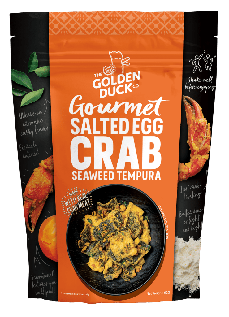 Golden Duck Salted Crab Seaweed Tempura - 102g - ding-go