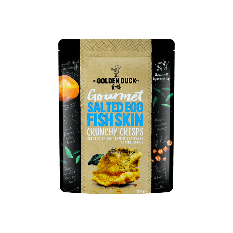Golden Duck Salted Egg Fish Skin - 105g - ding - go